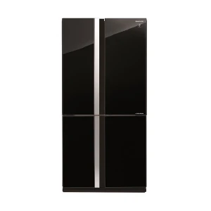 Sharp SJ-FX87V-BK 605L Black 4-Door Refrigerator