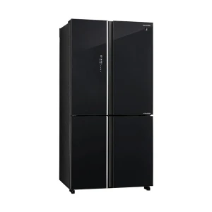 Sharp SJ-VX88PG-BK 639L Black 4-Door Refrigerator