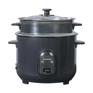 Singer 18COOKMATE-BLK 1.8L Black Rice Cooker #SRRC-SRCSB-18COOKMATE-BLK