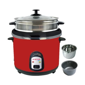 Singer B2800AMMO-PRO 2.8L Red Rice Cooker #SRRC-SRCDB2800AMMO-PRO