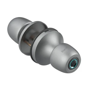 SmartX SX-R100 Fingerprint Silver Round Knob Smart Door Lock