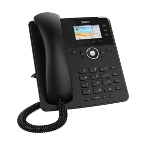SNOM D717 6-SIP PoE Desk Black IP Phone Set