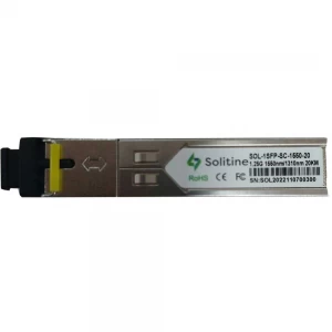SOLITINE SOL-1SFP-SC 1.25G SM, SC, 20KM Fiber SFP Module (Pair)