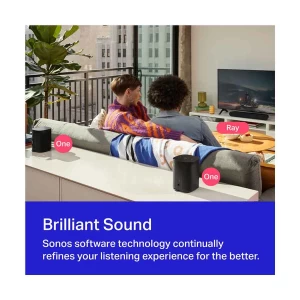 Sonos 5.0 Set with Ray and One Black