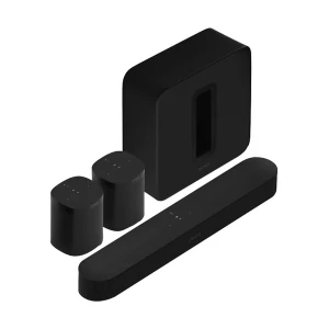 Sonos 5.1 Set with Beam (Gen 2), Sub and One Black