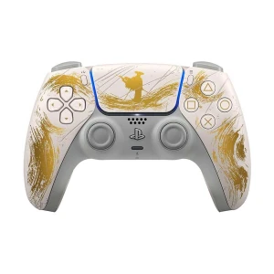 Sony PlayStation DualSense Ghost of Yotei Gold Limited Edition White & Gold Wireless Controller (for PS5)
