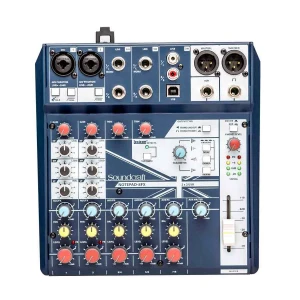 Soundcraft Notepad 8FX 8 Channel Digital Mixing Console with USB I/O And Lexicon Effects