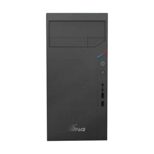 Space M505 Micro ATX Black Desktop Casing (With PSU)