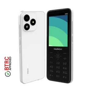 Symphony S100 Cotton White Feature Phone (Dual Sim)