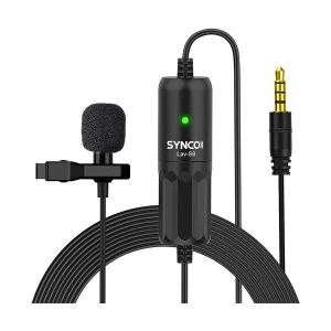 SYNCO Lav-S8 Wired Lavalier Omnidirectional Condenser Microphone