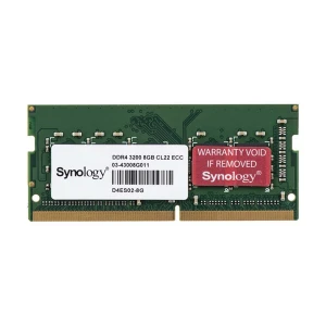 Synology 8GB DDR4 Unbuffered ECC SO-DIMM Server RAM #D4ES02-8G (5 Year Warranty)
