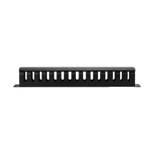 SYSTIMAX 19 Inch 1RU Economy Cable Manager #1427632-2 (Horizontal Trough Kit)