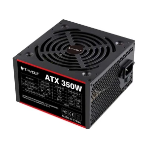 T-wolf 350W ATX Non Modular Black Power Supply with Cable