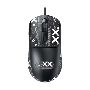 T-wolf G580 Wired Black Optical Mouse With Grip Tape