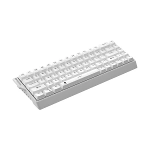 T-WOLF K68 RGB Tri Mode Hot Swap (Jerrzi White Switch) White Mechanical Gaming Keyboard