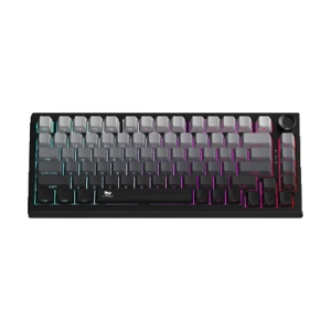T-WOLF K81 RGB Tri Mode Hot Swap (Green Switch) Black Mechanical Gaming Keyboard