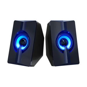 T-wolf S5 2:0 Wired Black Multimedia Speaker