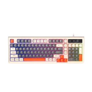 T-wolf T13 RGB Wired Grey & Milk Tea Gaming Keyboard