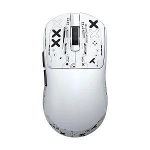 T-wolf X9 (Multi Mode) White Gaming Mouse With Grip Tape