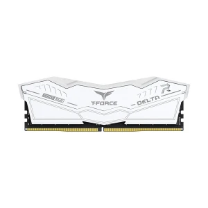 Team Delta RGB 16GB DDR5 6000MHz White Heatsink Gaming Desktop RAM #FF4D516G6000HC38A01