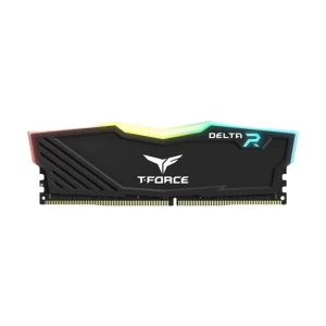 TEAM DELTA RGB 16GB DDR5 6200MHz Black Gaming Desktop RAM #FF3D532G6200HC38ADC01