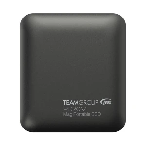Team PD20M Mag 1TB USB 3.2 Gen Type-C Titanium Gray Portable External SSD (Only For Type-C Devices) #TPSEG2001T0C108