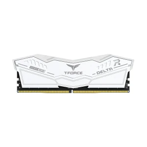 TEAM T-Force Delta RGB 16GB DDR5 5200MHz White Gaming Desktop RAM #FF4D516G5200HC40C01