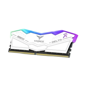 Team T-Force Delta RGB 16GB DDR5 5200MHz White Heatsink Gaming Desktop RAM #FF4D532G5200HC40CDC01