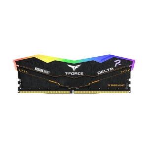 TEAM T-Force Delta TUF RGB 16GB DDR5 6400MHz Black Heatsink Gaming Desktop RAM #FF5D516G6400HC40B01