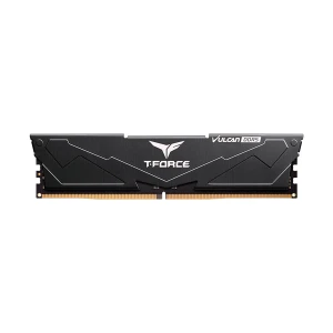 TEAM T-Force Vulcan 16GB DDR5 6000MHz Black Gaming Desktop RAM #FLBD516G6000HC38A01