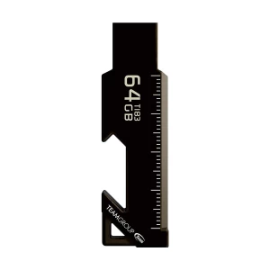 Team Theme Series T183 64GB USB 3.2 Nickel Black Pen Drive #TT183364GF01