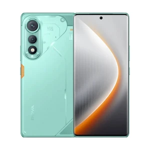 Tecno POVA Curve 5G 8GB RAM, 256GB ROM Neon Cyan Smartphone #LJ8k (Dual Physical Sim)