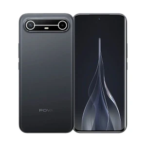 Tecno POVA Slim 5G 8GB RAM, 256GB ROM Cool Black Smartphone #KM9 (Single Physical Sim)
