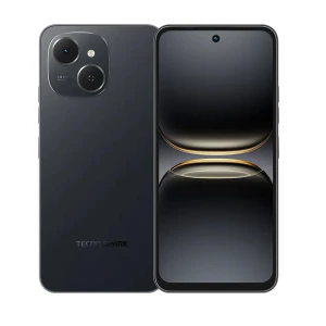 Tecno Spark 40C 4GB RAM, 128GB ROM Ink Black Smartphone #KM4k (Dual Physical Sim)