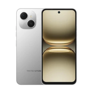 Tecno Spark 40C 4GB RAM, 128GB ROM Veil White Smartphone #KM4k (Dual Physical Sim)