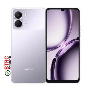 Tecno Spark Go 3 4GB RAM, 64GB ROM Aurora Purple Smartphone #KN3