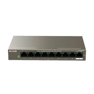 Tenda TEF1109P 9 Port (8-Port PoE) 10/100Mbps Desktop Switch #TEF1109P-8-102W