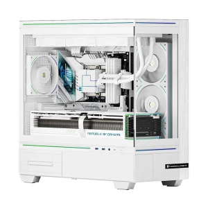 Thermalright TL-M10W Mid Tower White (Tempered Glass Window) M-ATX Gaming Desktop Case