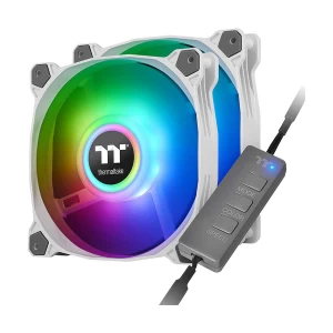 Thermaltake Pure Duo 12 ARGB 120mm White Radiator Casing Fan #CL-F097-PL12SW-A