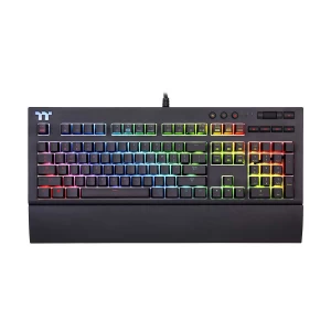Thermaltake TT Premium X1 RGB Cherry MX Silver Wired Gaming Mechanical Black Keyboard #KB-TPX-SSBRUS-01