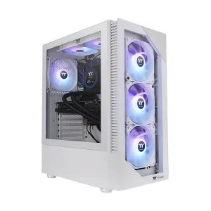 Thermaltake View 200 TG ARGB Mid Tower Snow ATX Gaming Desktop Casing #CA-1X3-00M6WN-00