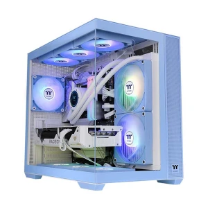 Thermaltake View 380 TG ARGB Mid Tower Hydrangea Blue ATX Gaming Desktop Casing #CA-1Z2-00MFWN-00
