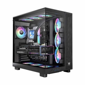 Thermaltake View 380 XL TG ARGB Mid Tower Black ATX Gaming Desktop Case #CA-11E-00M1WN-00