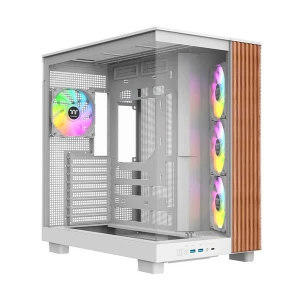Thermaltake View 380 XL WS ARGB Mid Tower Snow ATX Gaming Desktop Case #CA-11E-00M6WN-WS