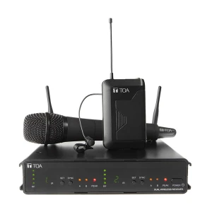 TOA WS-402 Dual Channel Wireless Set Microphone