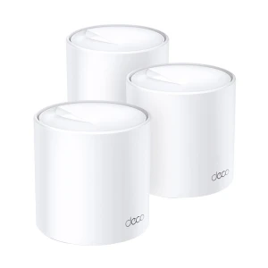 TP-Link Deco X60 V3.20 AX5400 Mbps Gigabit Dual-Band Wi-Fi System Network Router (3-Pack)