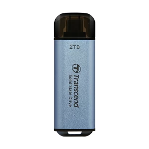 Transcend ESD300C 2TB USB Type-C OTG Sky Blue Portable External SSD #TS2TESD300C