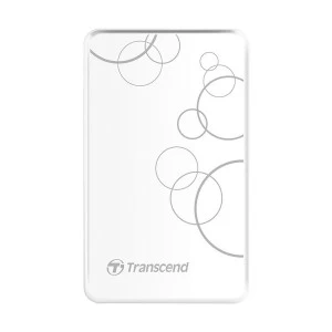 Transcend StoreJet J25A3W 1TB USB 3.1 Gen 1 White External HDD #TS1TSJ25A3W
