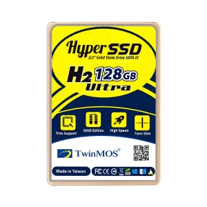 TwinMOS Hyper H2 Ultra 128GB 2.5 Inch SATAIII Rose Gold SSD #TM128GH2U