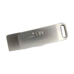 Twinmos M3 64GB USB 3.1 Gen 1 Metal body Silver Pen Drive